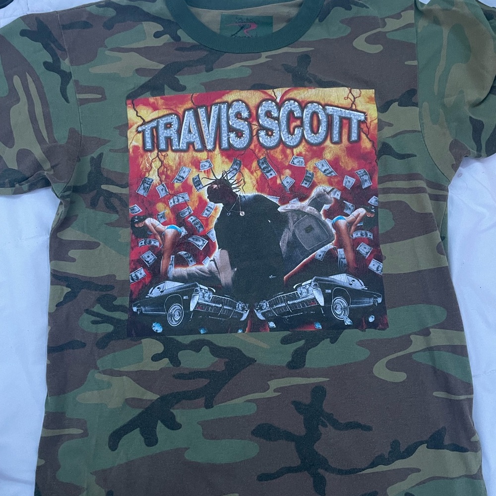 Travis scott X diamond supply co. Camo tee